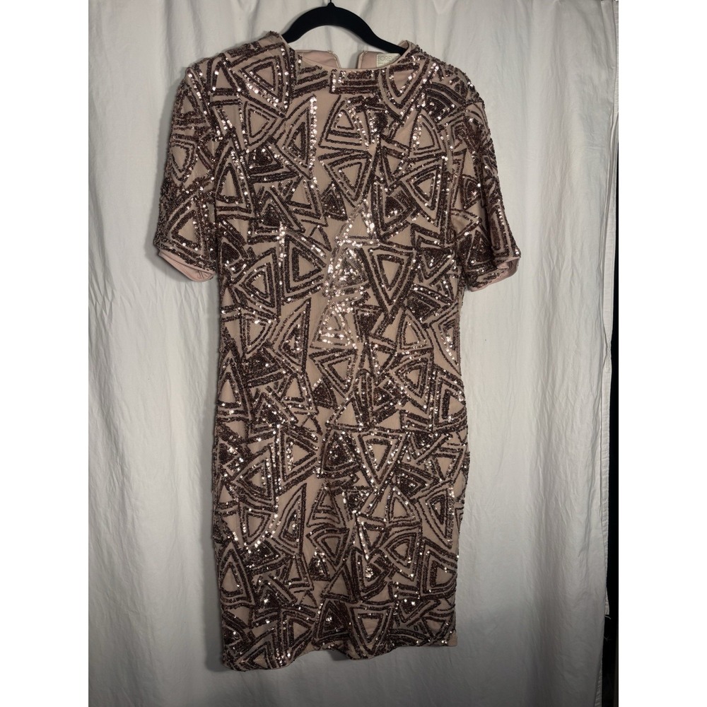 Forever 21 Plus Size Nude Sequin Dress‎ 1X MM10